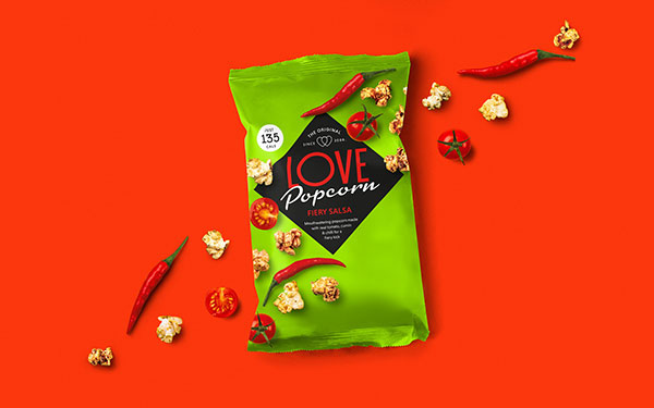 爆米花食品包裝設計