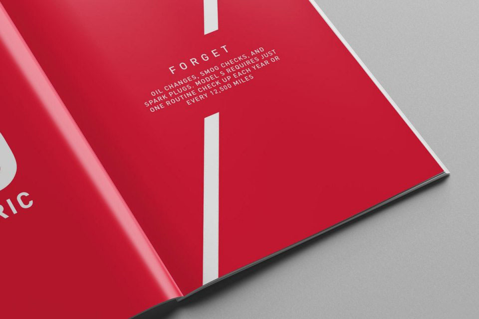 特斯拉汽車模型概念信息畫冊設計欣賞