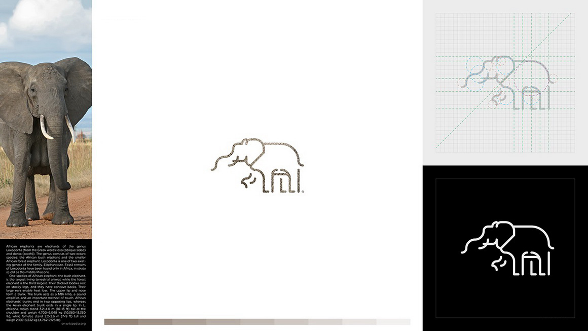 動物簡筆畫logo設計練習
